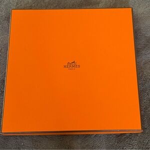 Hermes Scarf Box 9.5x9.5”